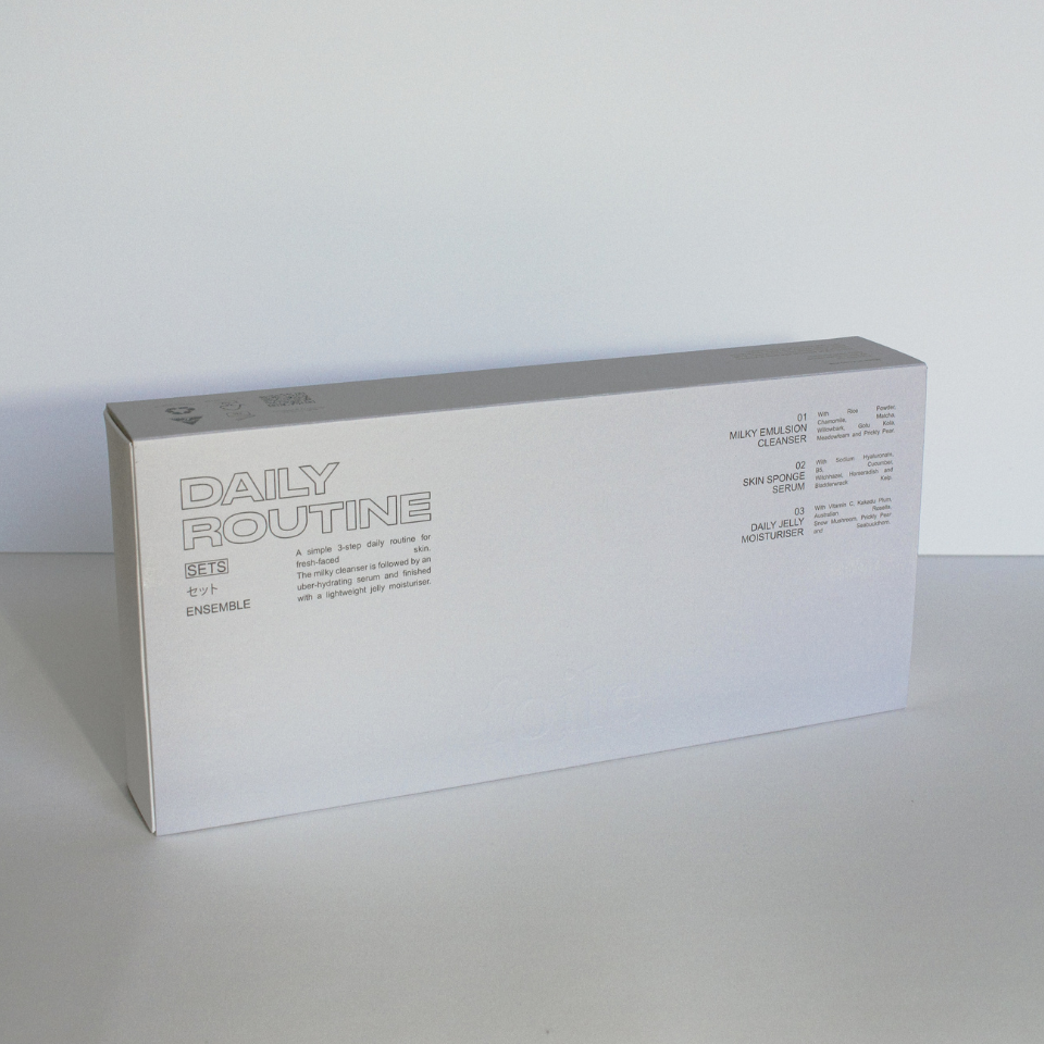 Daily Routine Clean Skincare Foile Moisturiser Cleanser Serum Australian Made Gentle