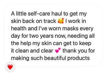 Foile testimonials love letters skincare reviews